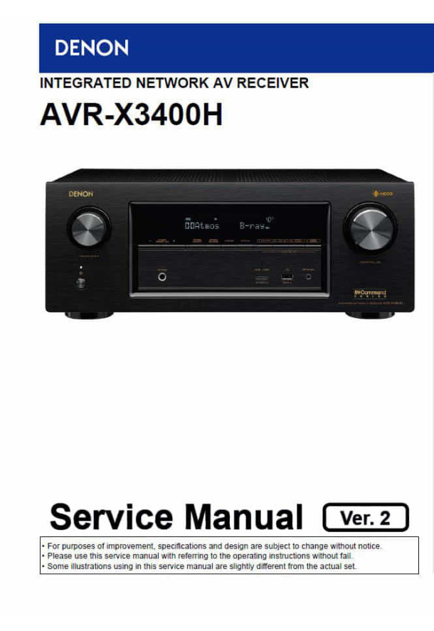 AVR-X3400H Ver.2